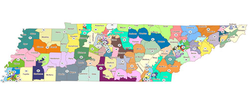 Redistricting Maps Tennessee Electric Cooperative Association